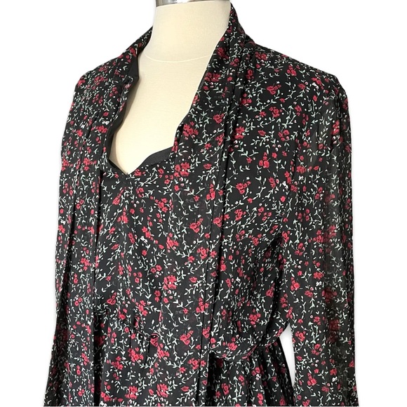 NWOT | Zara | Floral Ruffle Dress | Size XS - Picture 8 of 12